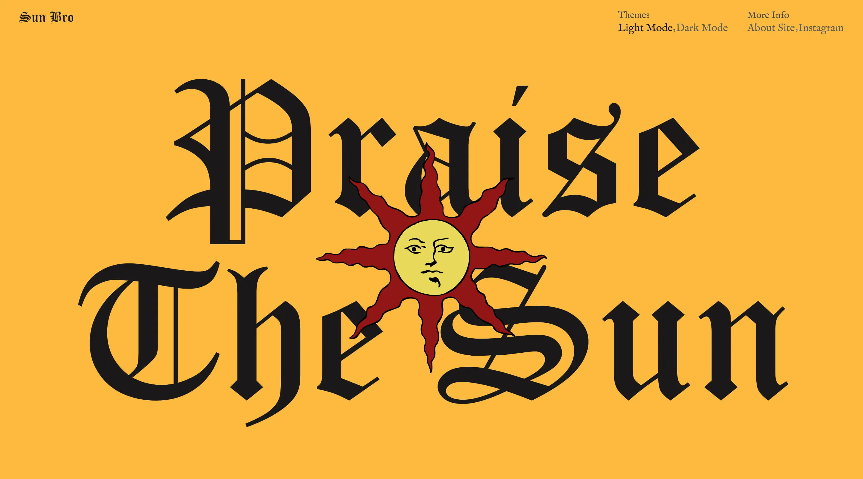 homepage of the project