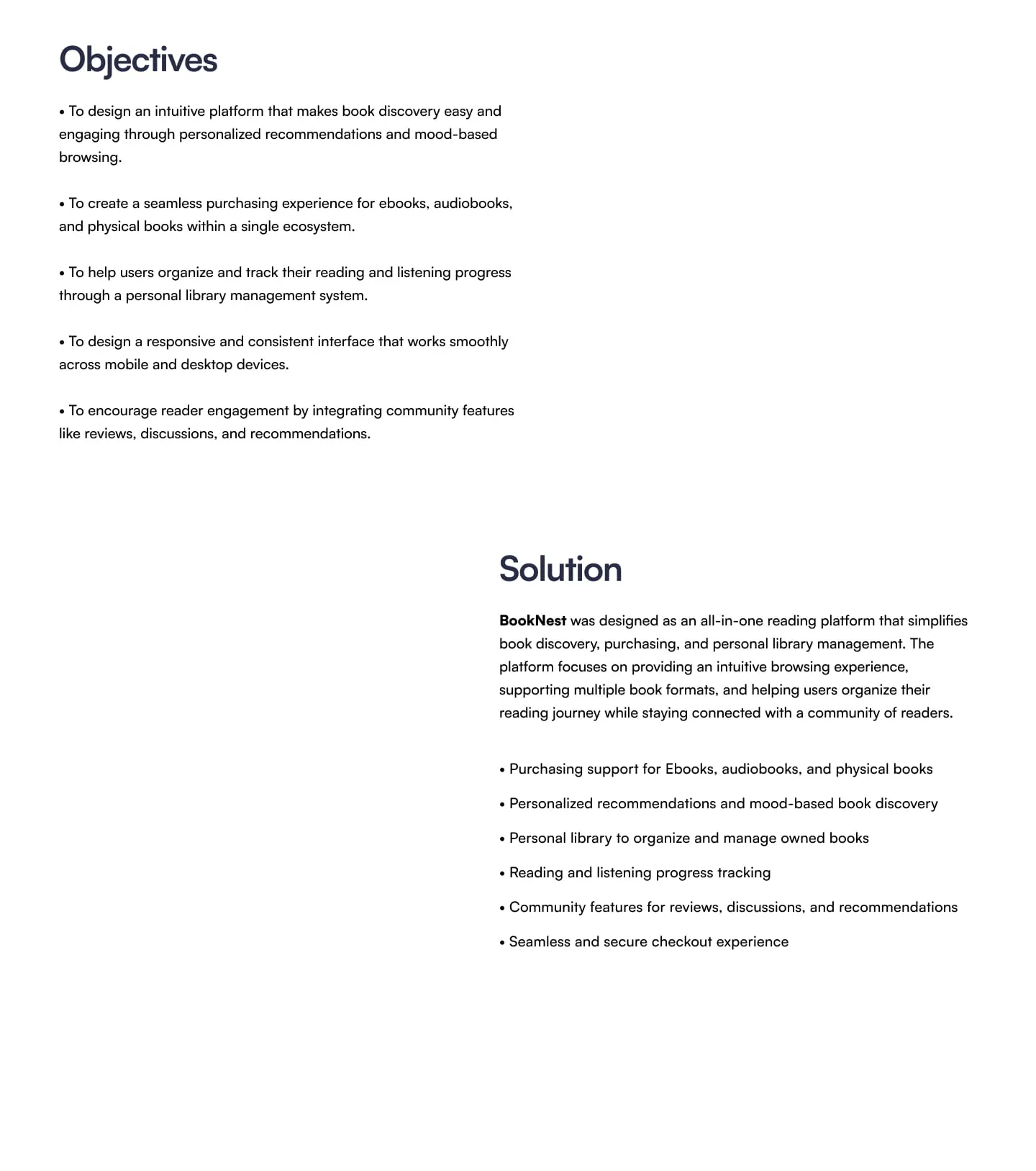 homepage of the project